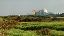 Sizewell nuclear power station located in Suffolk